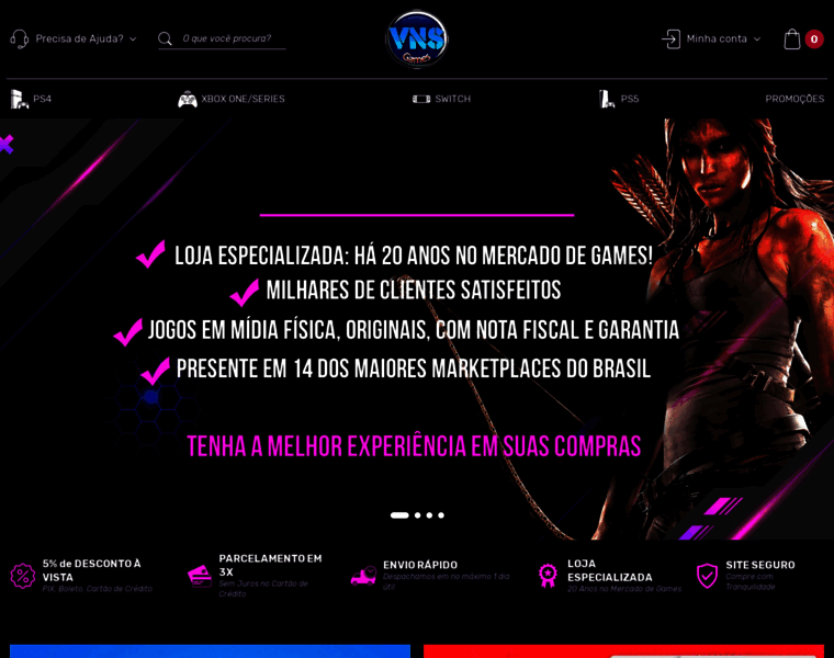 Vnsgames.com.br thumbnail