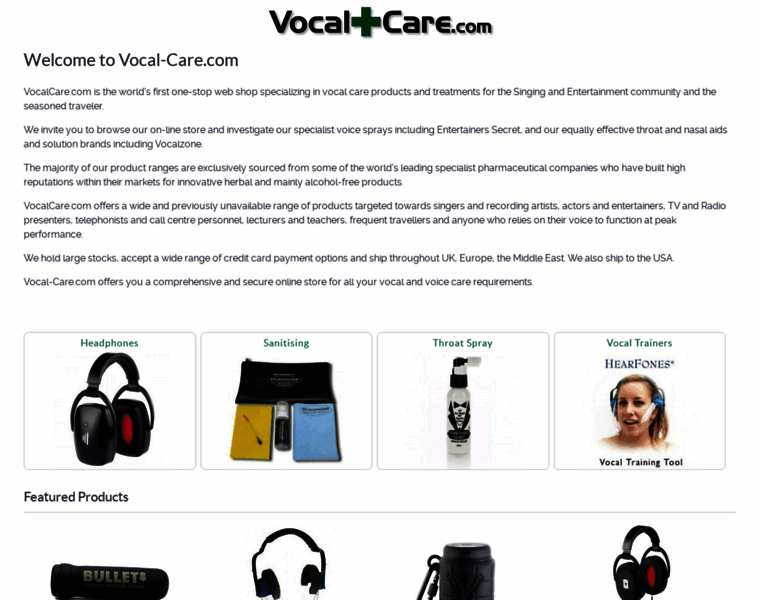 Vocal-care.com thumbnail