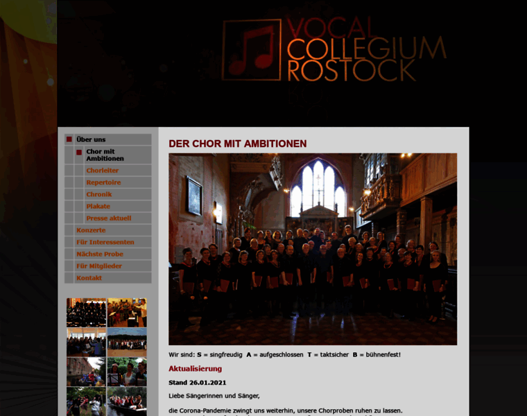 Vocal-collegium-rostock.de thumbnail