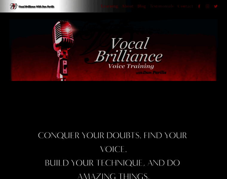 Vocalbrilliance.com thumbnail
