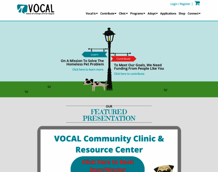 Vocalforpets.org thumbnail