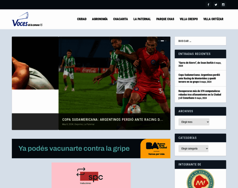 Vocesdelacomuna15.com.ar thumbnail