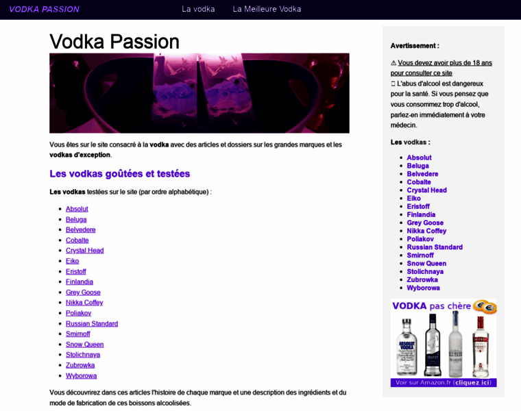 Vodkapassion.com thumbnail