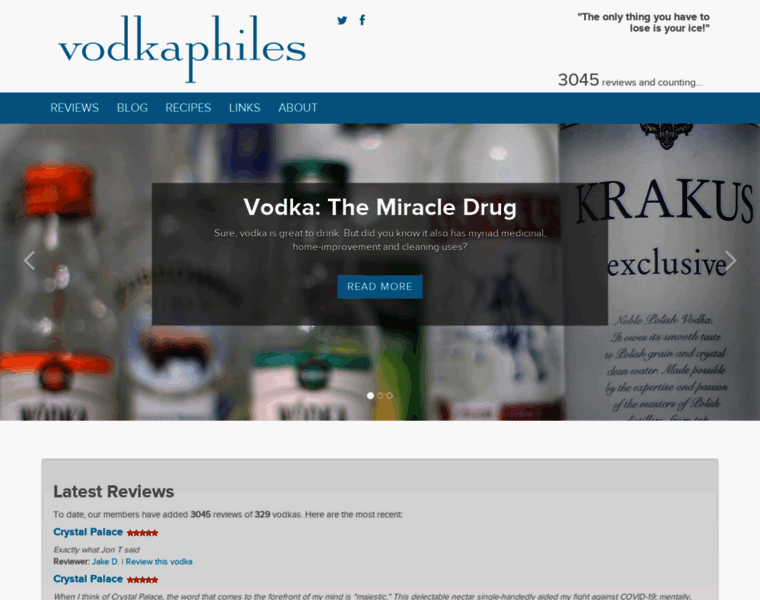 Vodkaphiles.com thumbnail