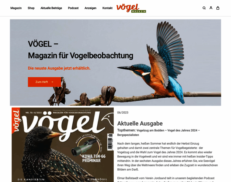 Voegel-magazin.de thumbnail