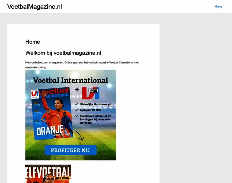 Voetbalmagazine.nl thumbnail