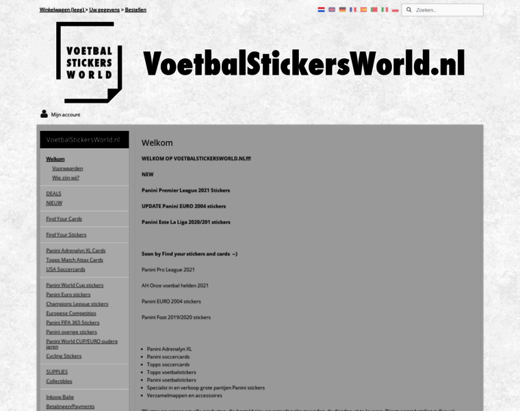 Voetbalstickersworld.nl thumbnail