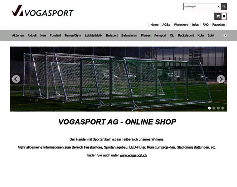 Vogasport-shop.ch thumbnail