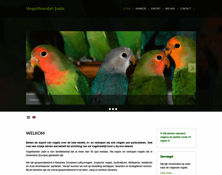 Vogelhandeljado.nl thumbnail