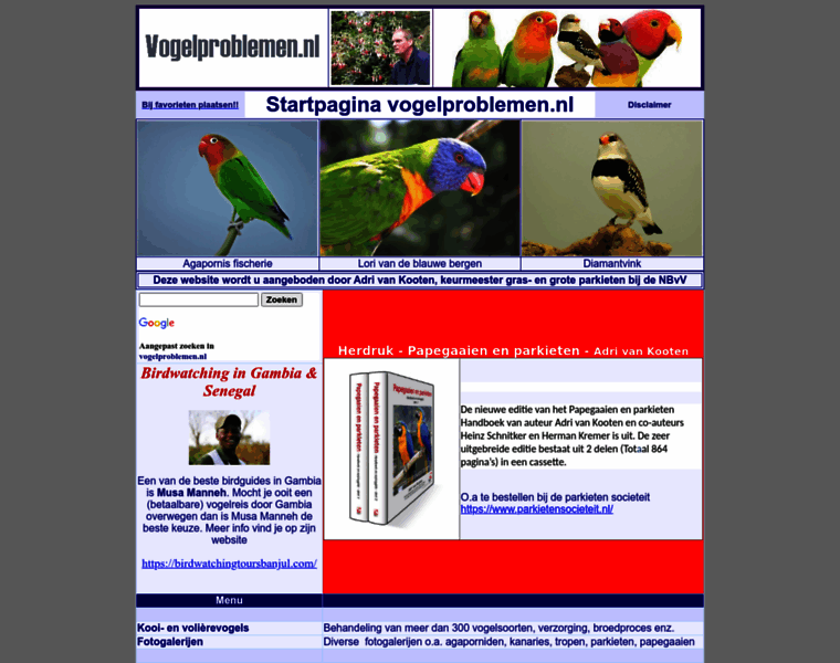 Vogelproblemen.nl thumbnail