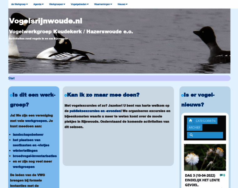 Vogelsrijnwoude.nl thumbnail