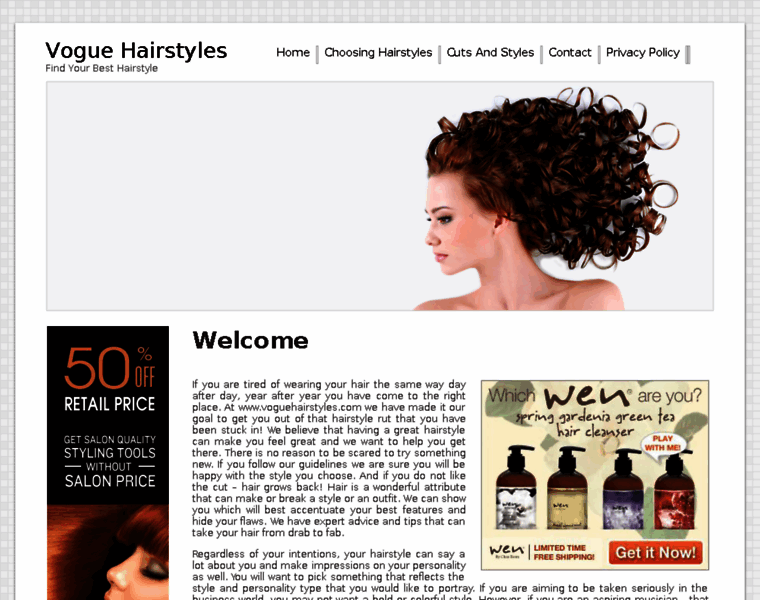 Voguehairstyles.com thumbnail
