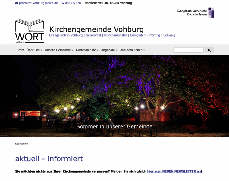 Vohburg-evangelisch.de thumbnail