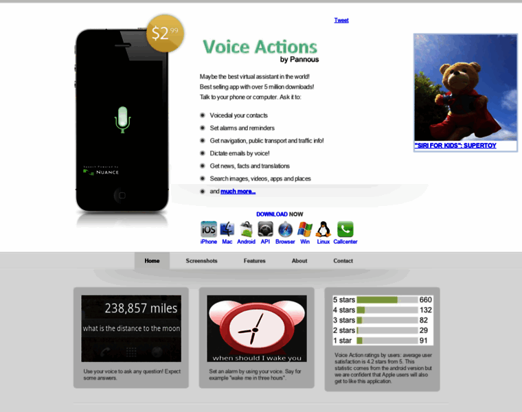 Voice-actions.com thumbnail
