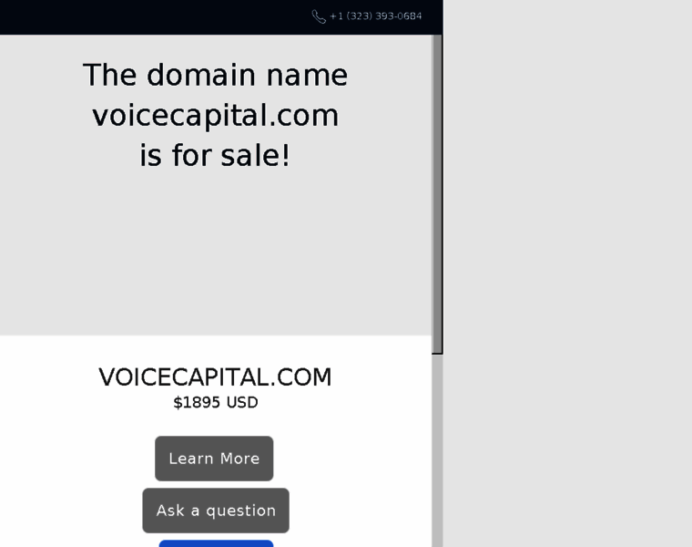 Voicecapital.com thumbnail
