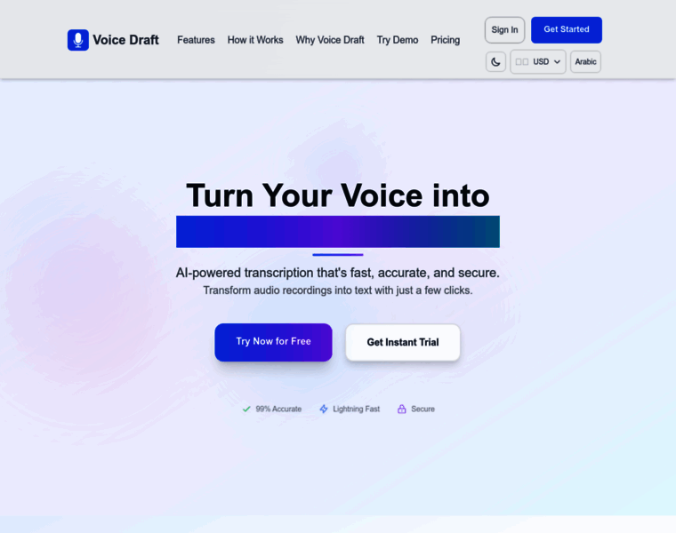Voicedraft.ai thumbnail Voicedraft.ai thumbnail