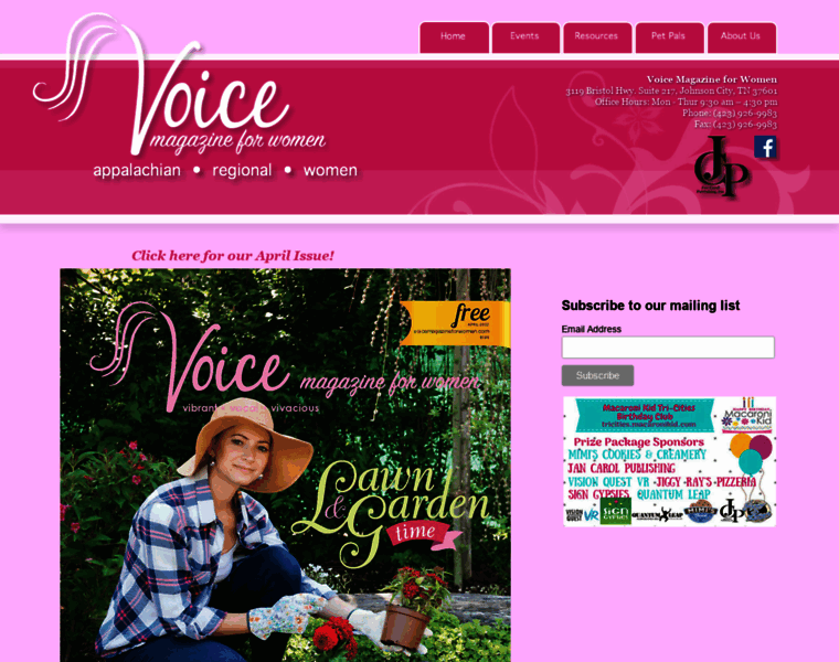 Voicemagazineforwomen.com thumbnail