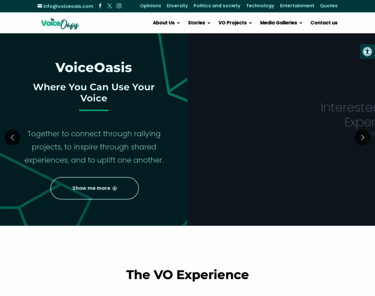 Voiceoasis.com thumbnail