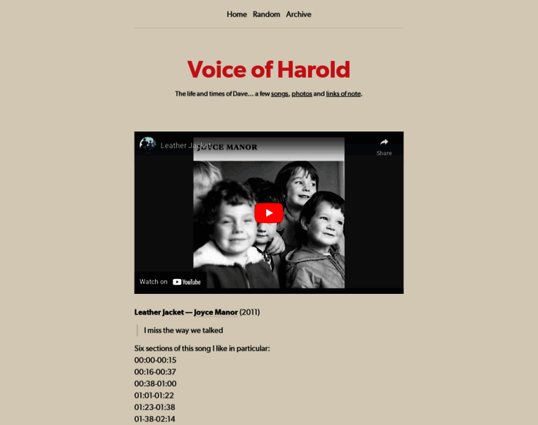 Voiceofharold.co.uk thumbnail
