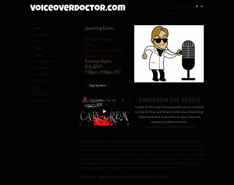 Voiceoverdoctor.com thumbnail