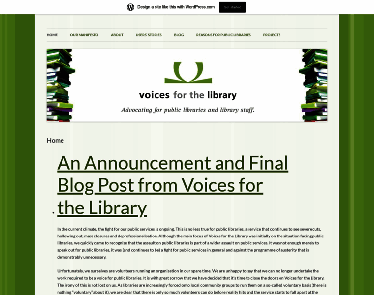 Voicesforthelibrary.org.uk thumbnail