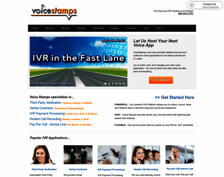 Voicestamps.com thumbnail