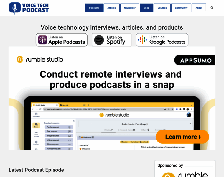 Voicetechpodcast.com thumbnail