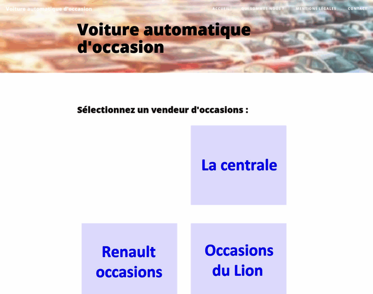 Voiture-automatique-occasion.fr thumbnail
