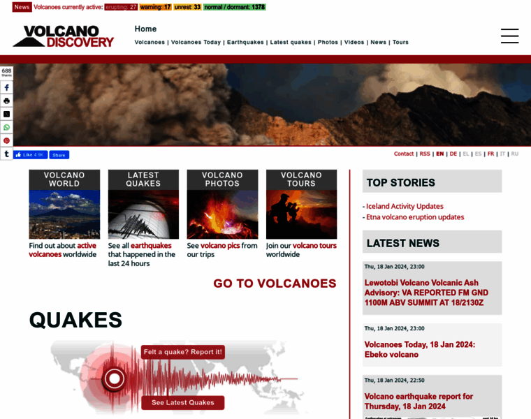 Volcano-expedition.com thumbnail