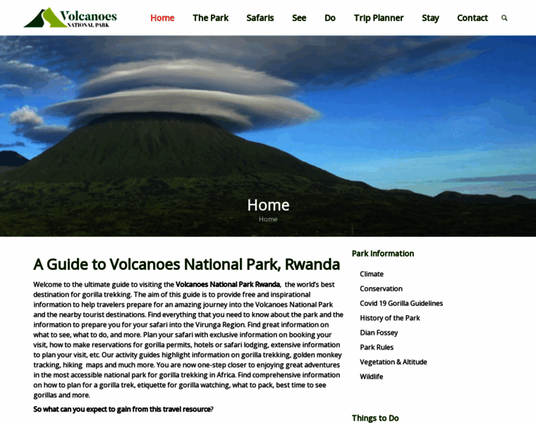 Volcanoesnationalpark.org thumbnail