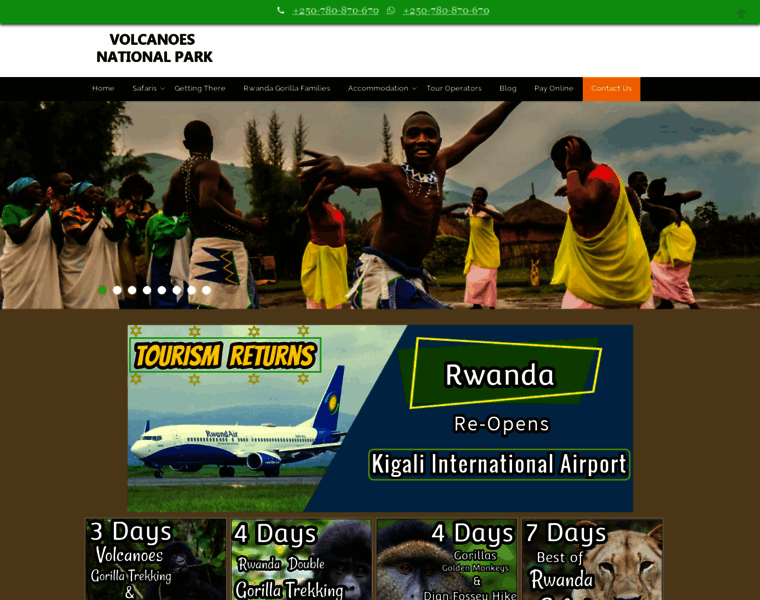 Volcanoesparkrwanda.org thumbnail