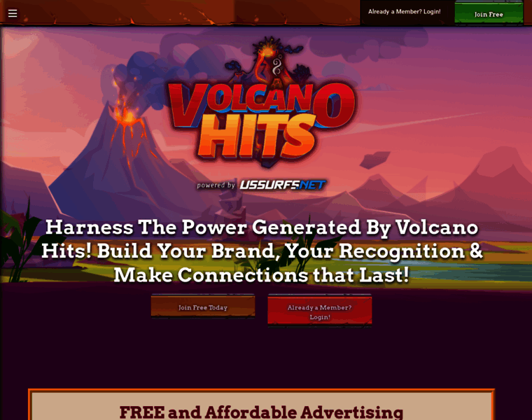 Volcanohits.com thumbnail