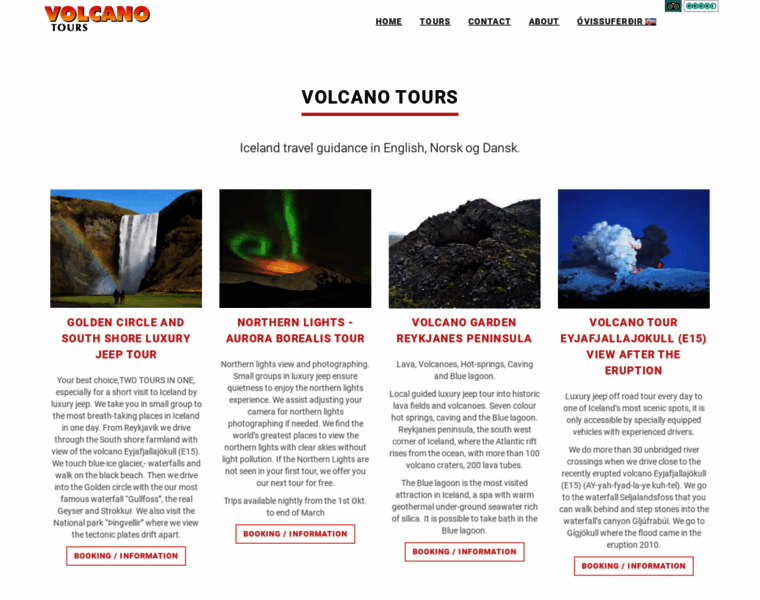 Volcanotours.is thumbnail