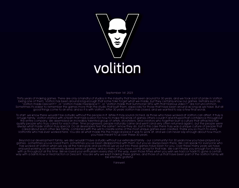 Volition-inc.com thumbnail