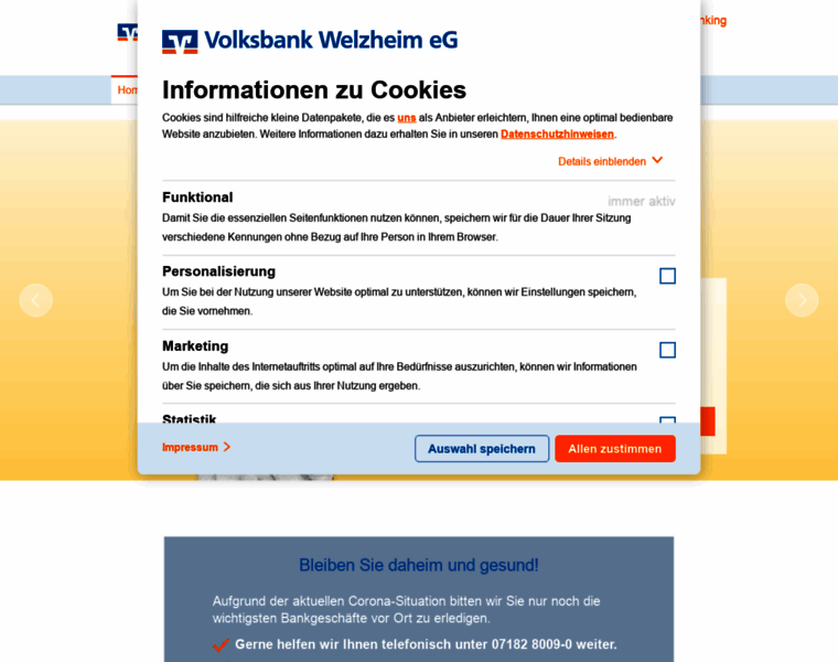 Volksbank-welzheim.de thumbnail