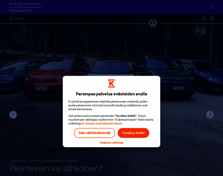 Volkswagen.fi thumbnail Volkswagen.fi thumbnail