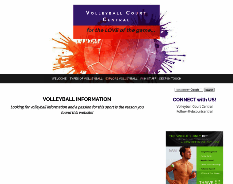 Volleyball-court-central.com thumbnail