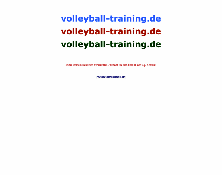 Volleyball-training.de thumbnail
