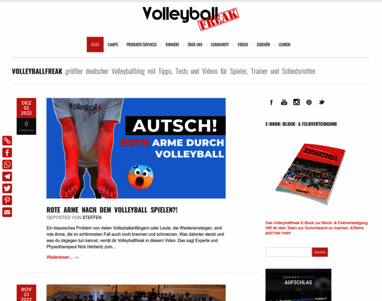 Volleyballfreak.de thumbnail