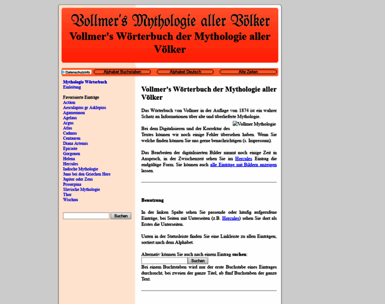 Vollmer-mythologie.de thumbnail