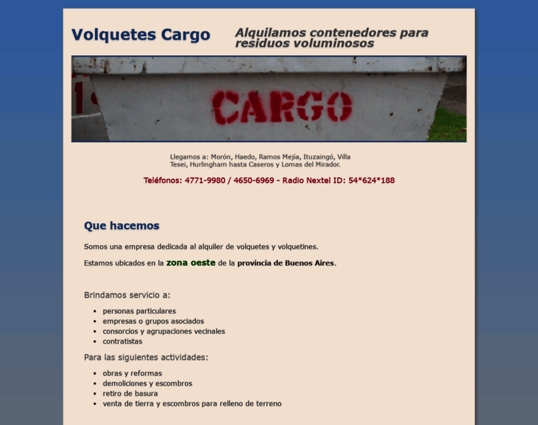 Volquetes-cargo.com.ar thumbnail