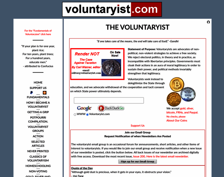 Voluntaryist.com thumbnail