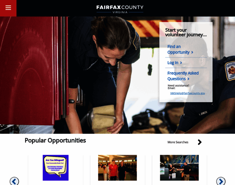 Volunteer.fairfaxcounty.gov thumbnail