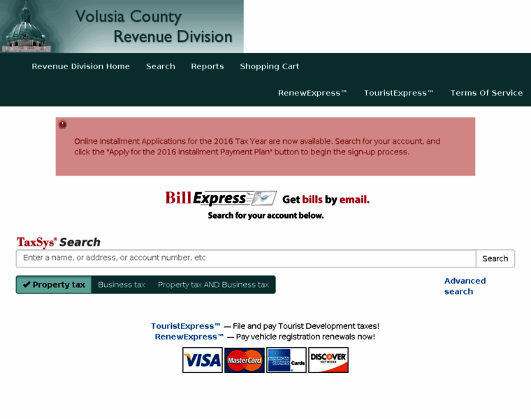 Volusia.county-taxes.com thumbnail