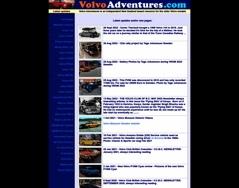 Volvoadventures.com thumbnail