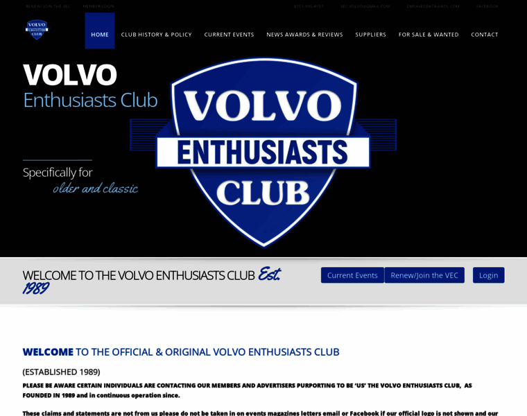 Volvoenthusiastsclub.co.uk thumbnail