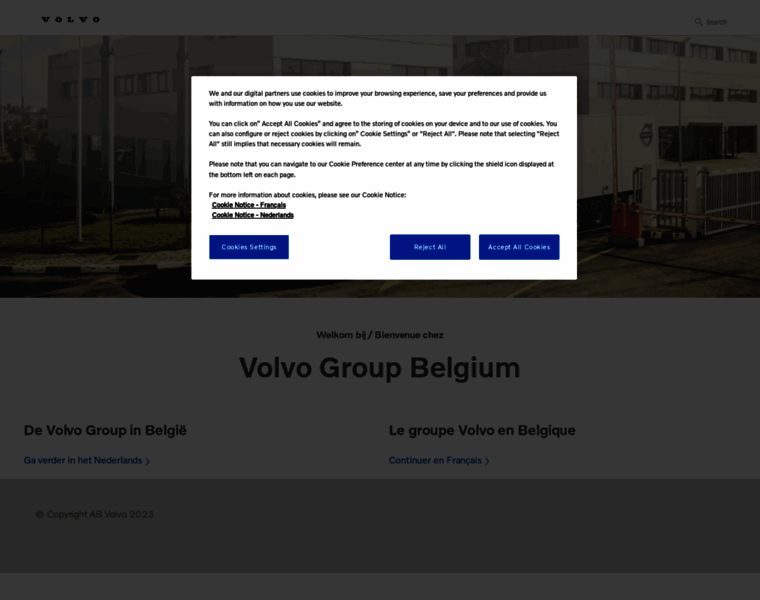 Volvogroup.be thumbnail
