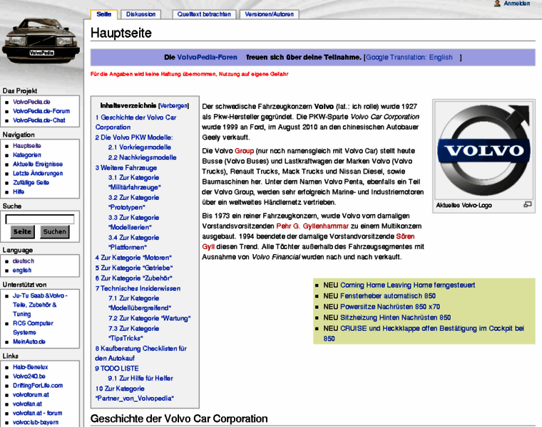 Volvopedia.de thumbnail