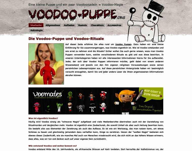 Voodoo-puppe.org thumbnail