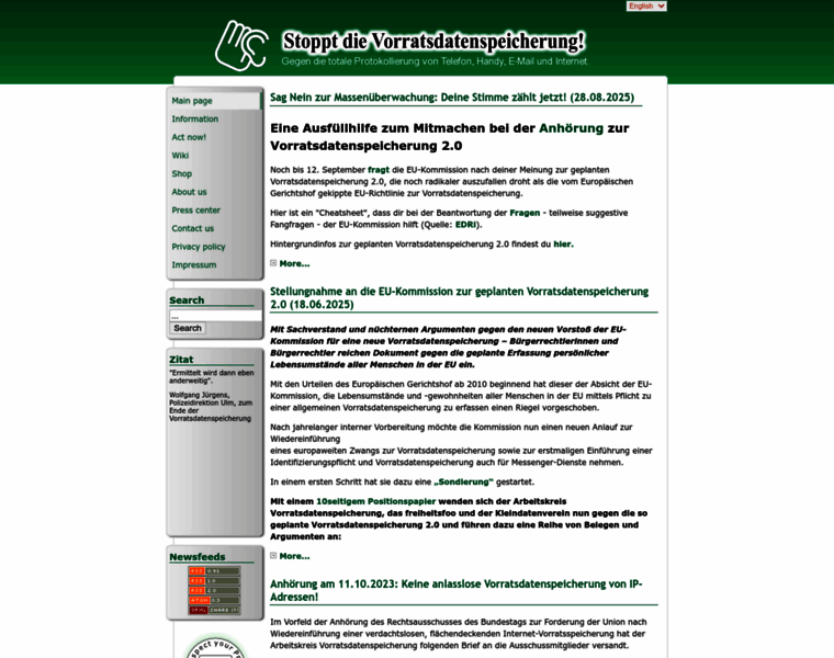 Vorratsdatenspeicherung.de thumbnail